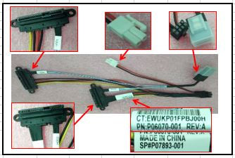HPE P07893-001 rack accessory Cable kit