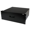 StarTech.com 4U Rack Mount Drawer - 55 lb (25 kg) - 4U Steel Storage Rack Drawer for 19" AV / Sever / Network Equipment Rack or Cabinet