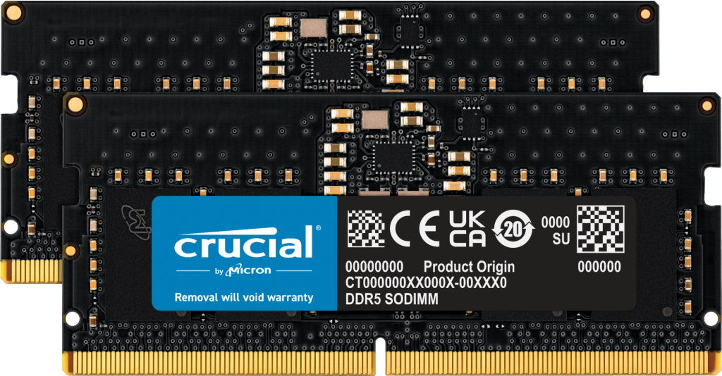Crucial CT2K8G56C46S5 memory module 16 GB 2 x 8 GB DDR5 262-pin SO-DIMM