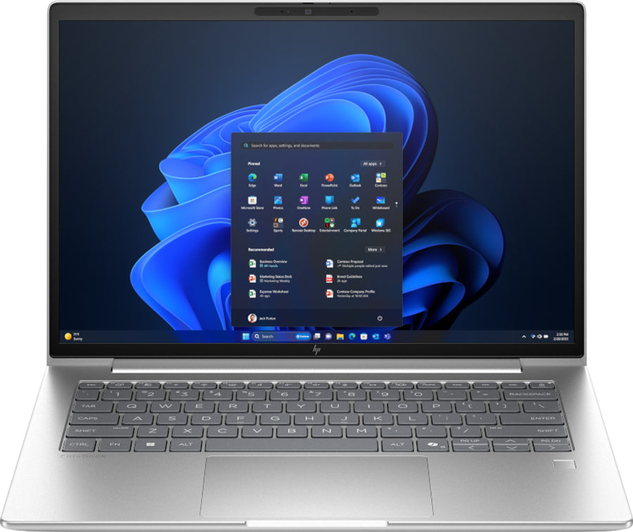 HP EliteBook 6 G1iR Intel Core 5 120U Laptop 35.6 cm (14") WUXGA 16 GB DDR5-SDRAM 512 GB SSD Wi-Fi 6E (802.11ax) Windows 11 Pro Silver
