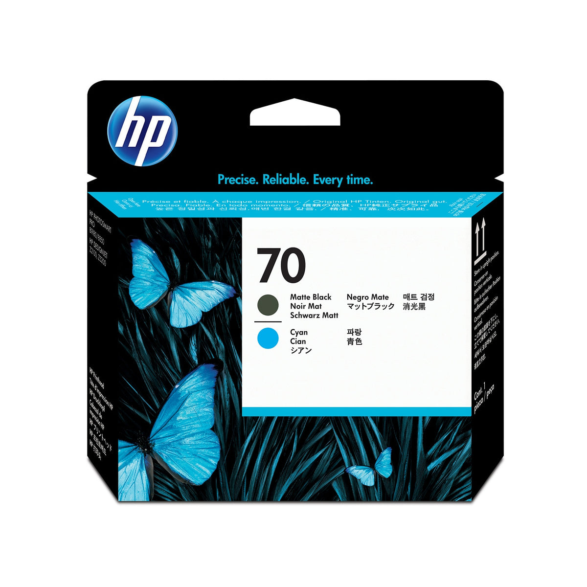 HP C9404A/70 Printhead black matt + cyan 130ml for HP DesignJet Z 2100/5200/5400/PhotoSmart B 9180
