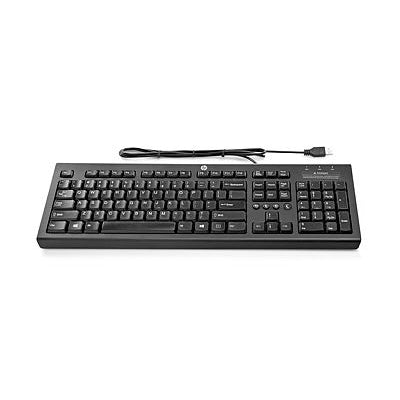 HP 709695-181 keyboard USB AZERTY Black