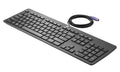 HP 803821-041 keyboard Office PS/2 QWERTZ German Black