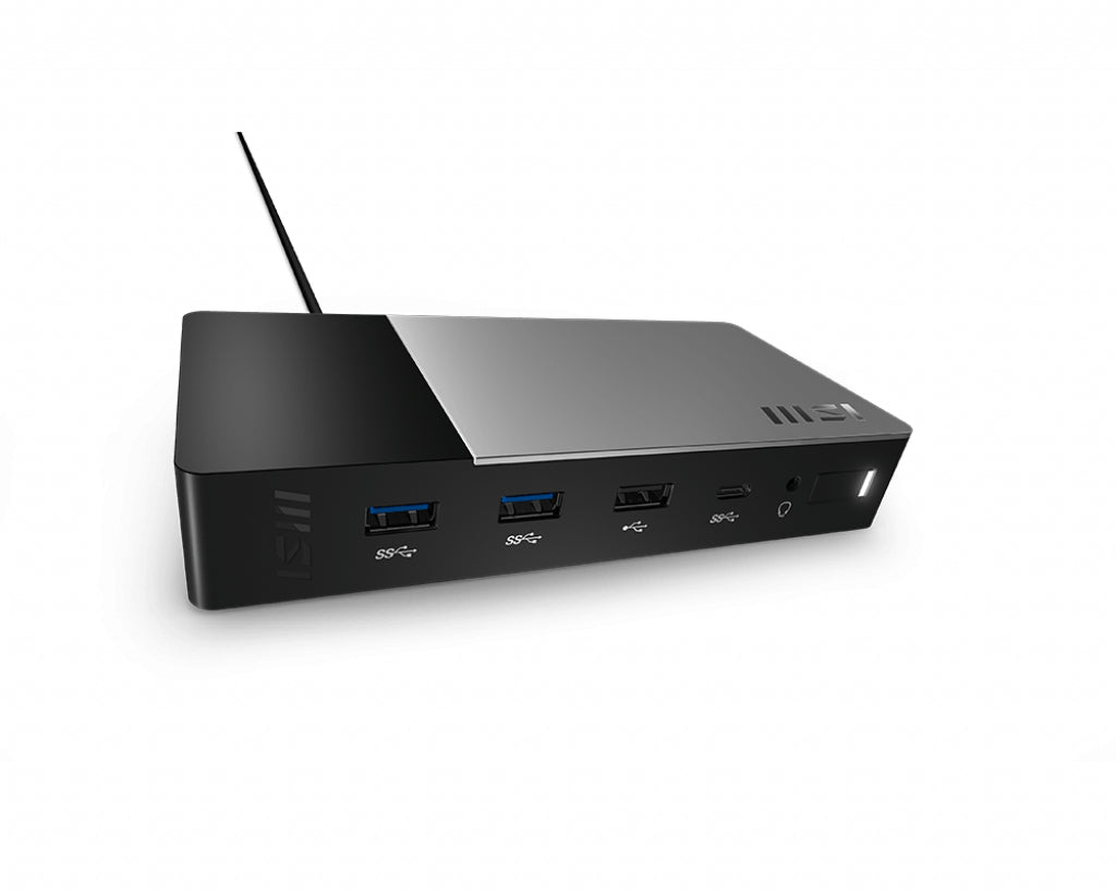MSI USB-C Docking Station Gen 2 USB 3.2 Gen 2 (3.1 Gen 2) Type-C Black