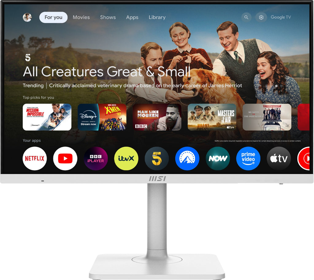 MSI MODERN MD272UPSWDE computer monitor 68.6 cm (27") 3840 x 2160 pixels 4K Ultra HD White