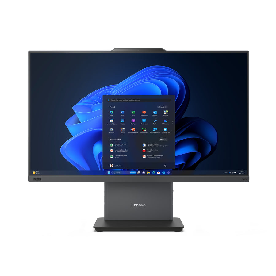 Lenovo ThinkCentre neo 50a 24 Gen 5 Intel Core 5 210H 60.5 cm (23.8") 1920 x 1080 pixels All-in-One PC 8 GB DDR5-SDRAM 256 GB SSD Windows 11 Pro Wi-Fi 6 (802.11ax) Grey