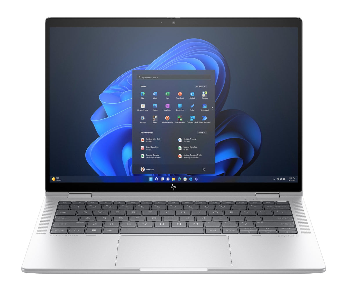 HP Elite x360 G11 Intel Core Ultra 7 155H Hybrid (2-in-1) 35.6 cm (14") Touchscreen WUXGA 32 GB LPDDR5x-SDRAM 512 GB SSD Wi-Fi 7 (802.11be) Windows 11 Pro AI PC Silver
