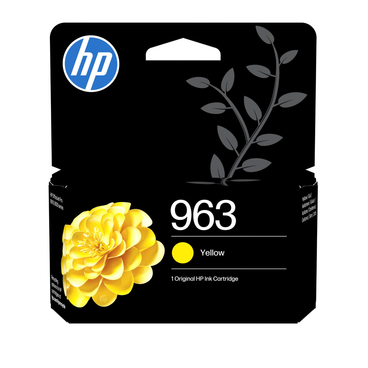 HP 3JA25AE/963 Ink cartridge yellow, 700 pages 10.7ml for HP OJ Pro 9010/e/9020/9020 e
