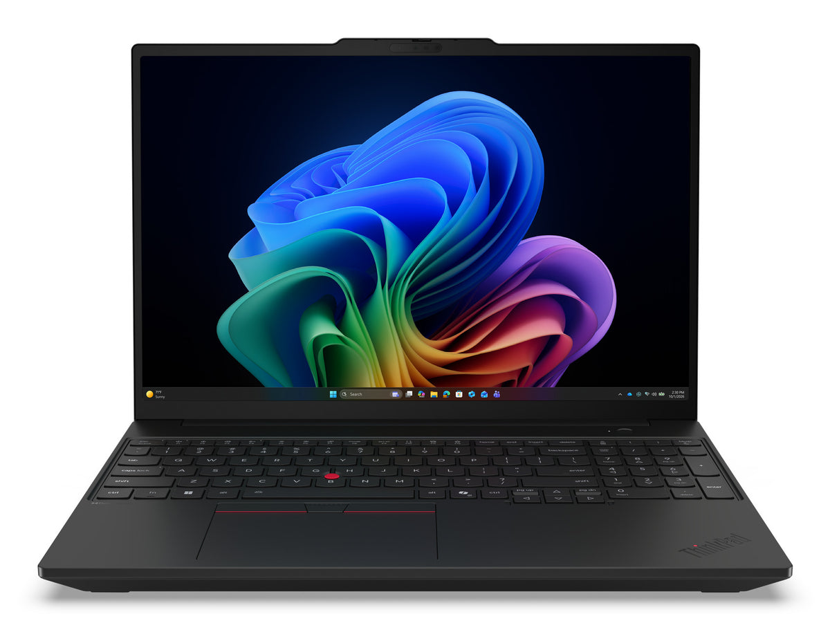 Lenovo ThinkPad T16 Gen 5 (Intel) Copilot+ PC Intel Core Ultra 7 355 Laptop 40.6 cm (16") Touchscreen WUXGA 32 GB LPDDR5x-SDRAM 1 TB SSD Wi-Fi 7 (802.11be) Windows 11 Pro Black German