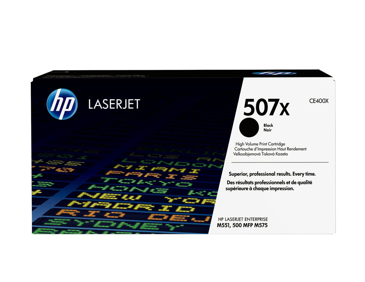 HP CE400X/507X Toner cartridge black high-capacity, 11K pages ISO/IEC 19798 for HP LaserJet EP 500