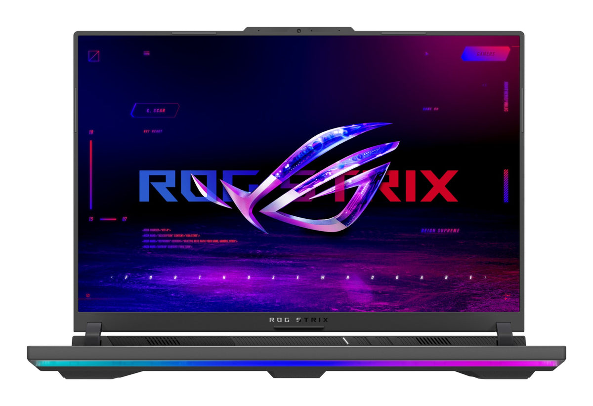 ASUS ROG Strix G16 G614PP-RV009W AMD RyzenT 9 8940HX Laptop 40.6 cm (16") WUXGA 16 GB DDR5-SDRAM 1 TB SSD NVIDIA� GeForce RTXT 5070 Laptop GPU Wi-Fi 6E (802.11ax) Windows 11 Home Grey