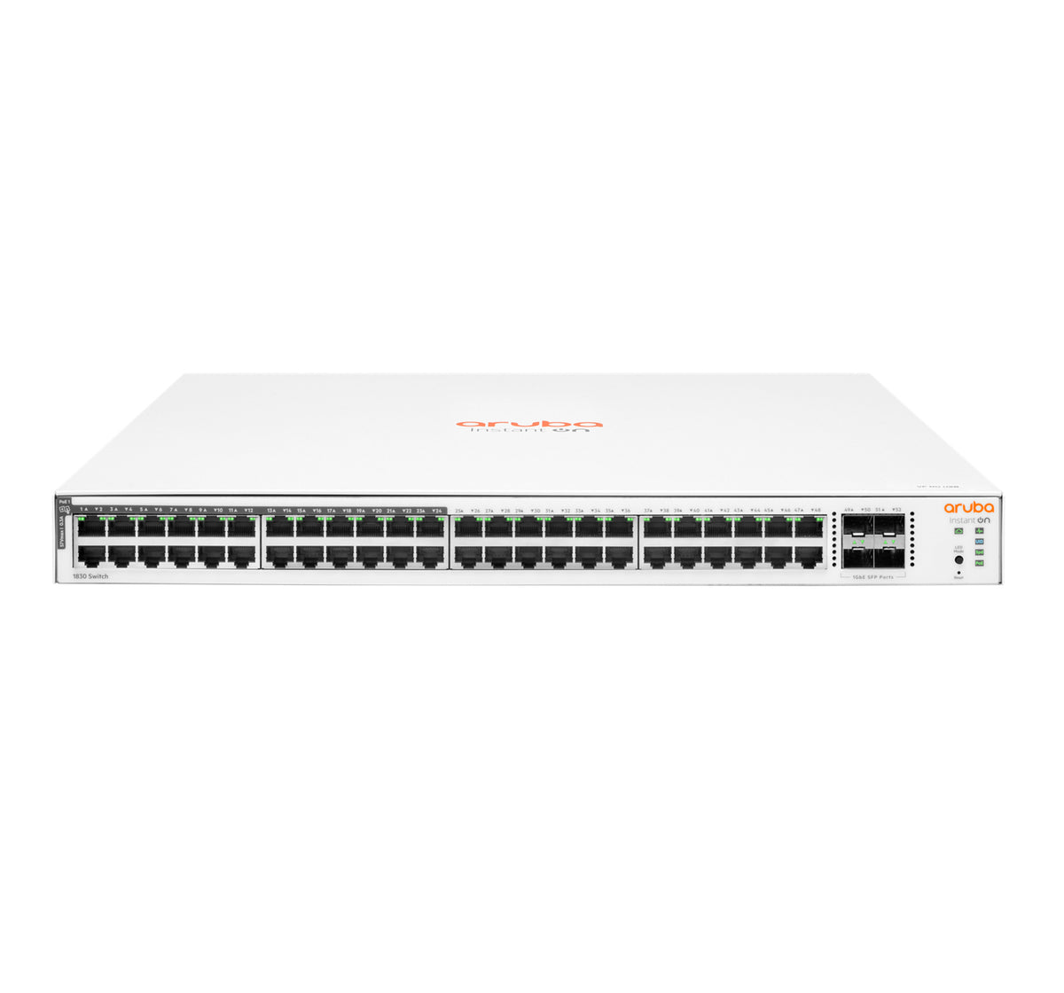 HPE Aruba Instant On 1830 48G 24p Class4 PoE 4SFP 370W (x20) Managed L2 Gigabit Ethernet (10/100/1000) Power over Ethernet (PoE) 1U