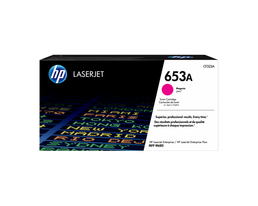 HP CF323A/653A Toner cartridge magenta, 16.5K pages ISO/IEC 19798 for HP Color LaserJet M 680