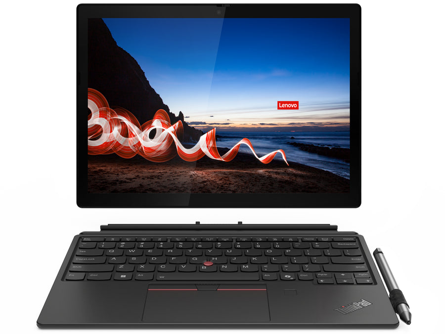 Lenovo ThinkPad X12 Detachable Gen 2 Intel Core Ultra 5 134U Hybrid (2-in-1) 31.2 cm (12.3") Touchscreen 16 GB LPDDR5x-SDRAM 256 GB SSD Wi-Fi 6E (802.11ax) Windows 11 Pro UK English Black