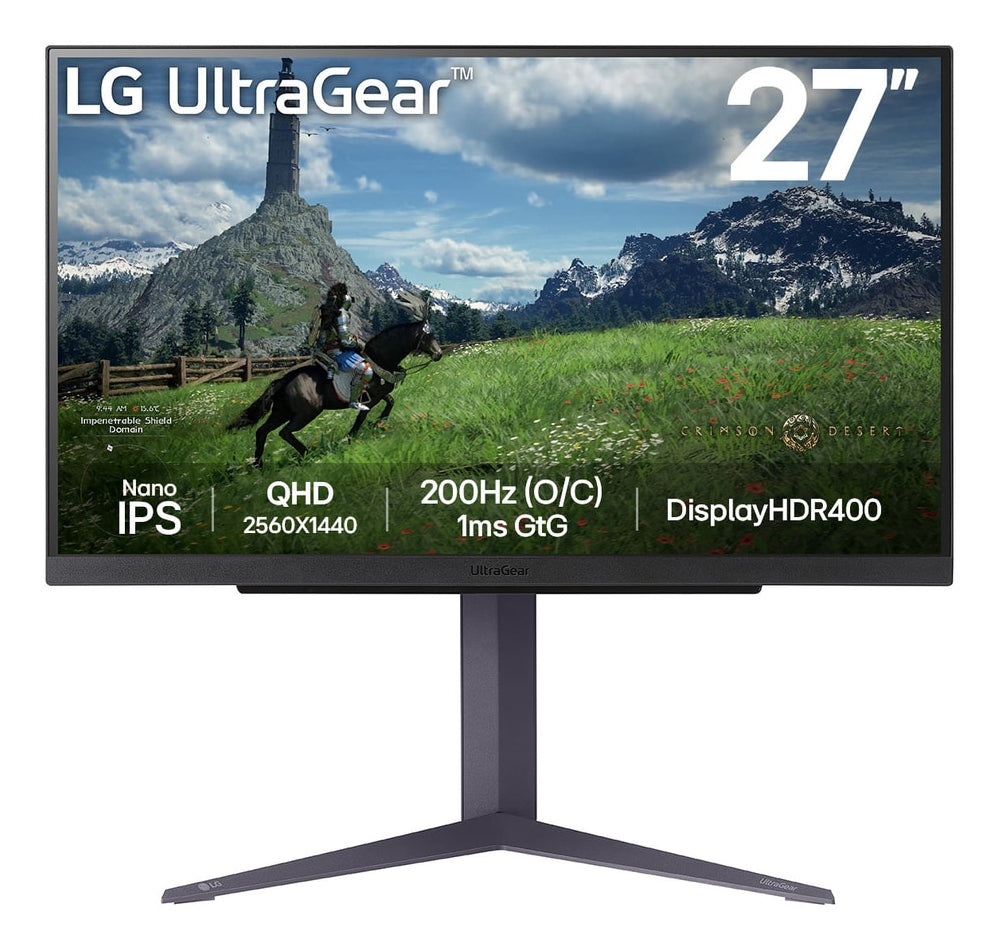 LG 27GS85QX-B computer monitor 68.6 cm (27") 2560 x 1440 pixels Quad HD LCD Black