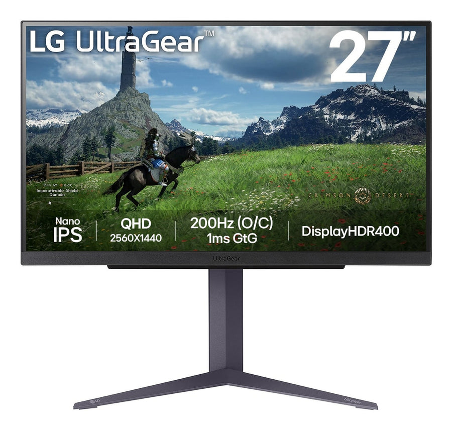 LG 27GS85QX-B computer monitor 68.6 cm (27") 2560 x 1440 pixels Quad HD LCD Black