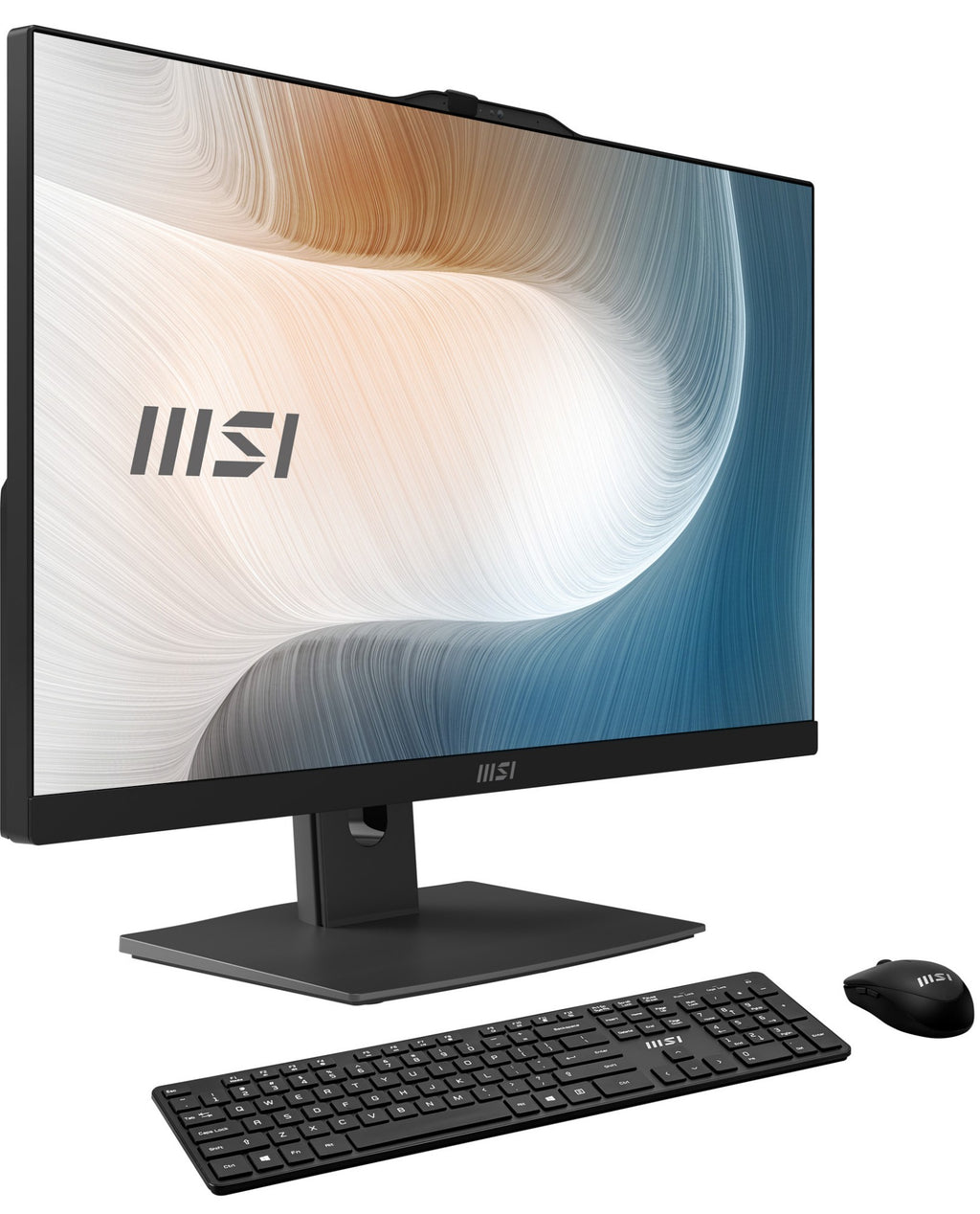 MSI Modern AM242TP 12M-414EU Intel® Core™ i5 i5-1240P 60.5 cm (23.8") 1920 x 1080 pixels Touchscreen All-in-One PC 16 GB DDR4-SDRAM 512 GB SSD Windows 11 Pro Wi-Fi 6E (802.11ax) Black