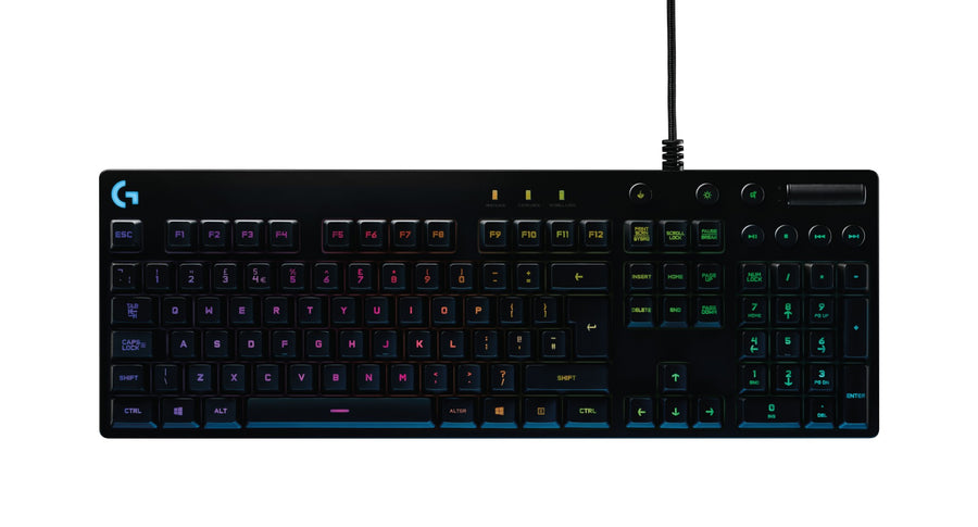 Logitech G G810 keyboard Gaming USB QWERTZ Swiss Black