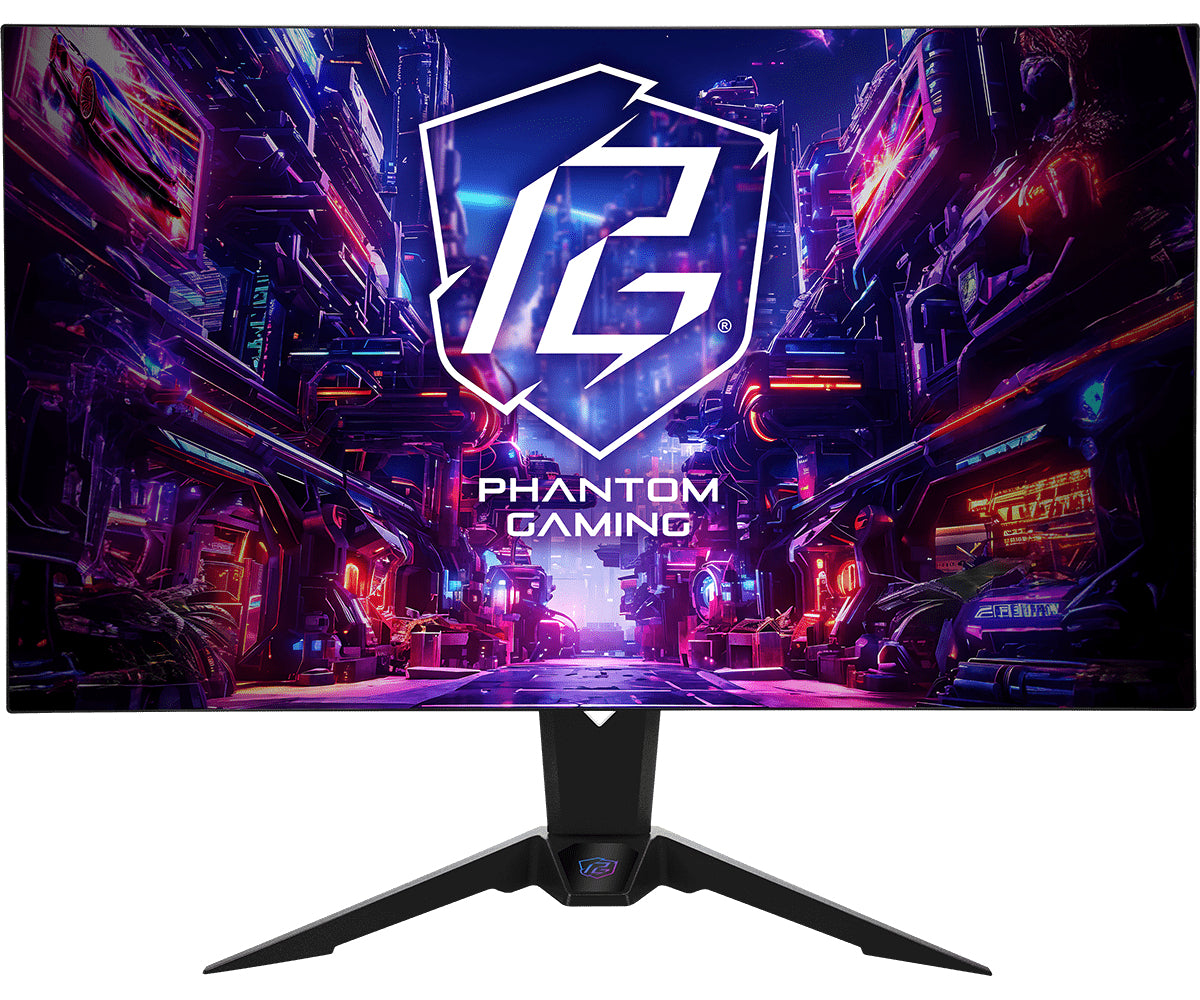 Asrock PGO32UFS computer monitor 80 cm (31.5") 3840 x 2160 pixels 4K Ultra HD OLED Black