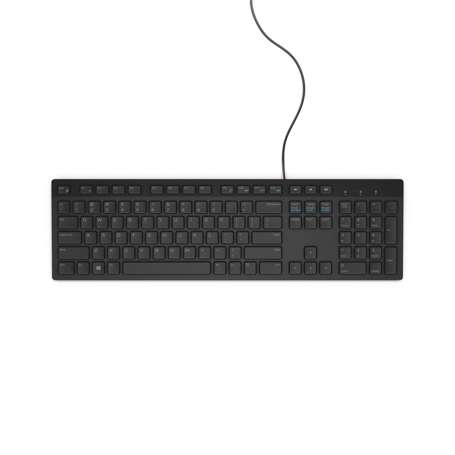 DELL Wired Keyboard - KB216 - US International (QWERTY) - Black - (RTL BOX)