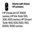 HP 1VV21AE/GT53XL Ink bottle black high-capacity, 6K pages 135ml for HP Smart Tank 515