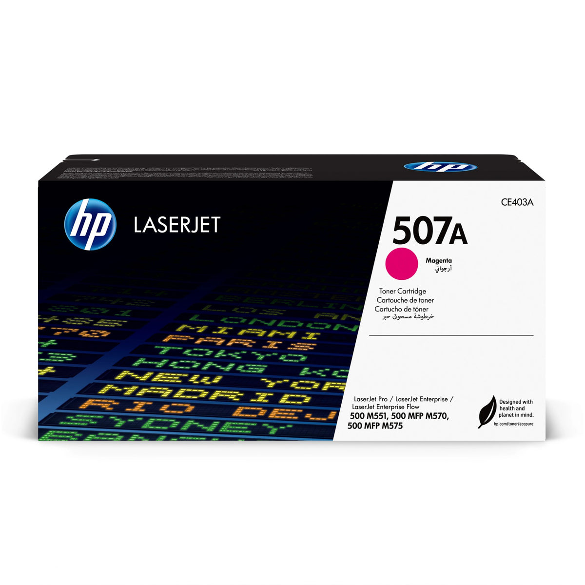HP CE403A/507A Toner cartridge magenta, 6K pages ISO/IEC 19798 for HP LaserJet EP 500