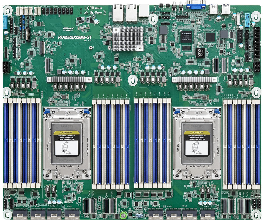Asrock ROME2D32GM-2T motherboard AMD SoC Socket SP3