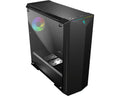 MSI MPG GUNGNIR 100 Mid Tower Gaming Computer Case 'Black, 1x 120mm ARGB + 3x 120mm Fan, Mystic Light Sync, 8 Channel ARGB Hub, Tempered Glass Panels, E-ATX, ATX, mATX, mini-ITX'
