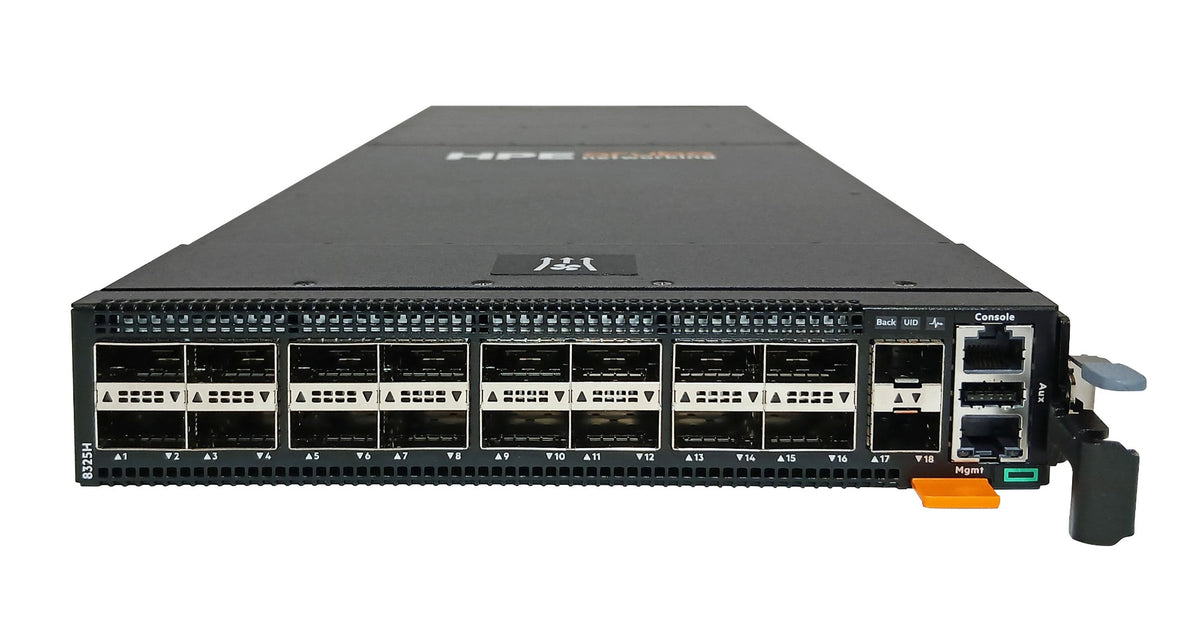 HPE Aruba Networking CX 8325H 16p QSFP28 40G/100G Back-to-Front 4xFan 2xPSU TAA Switch