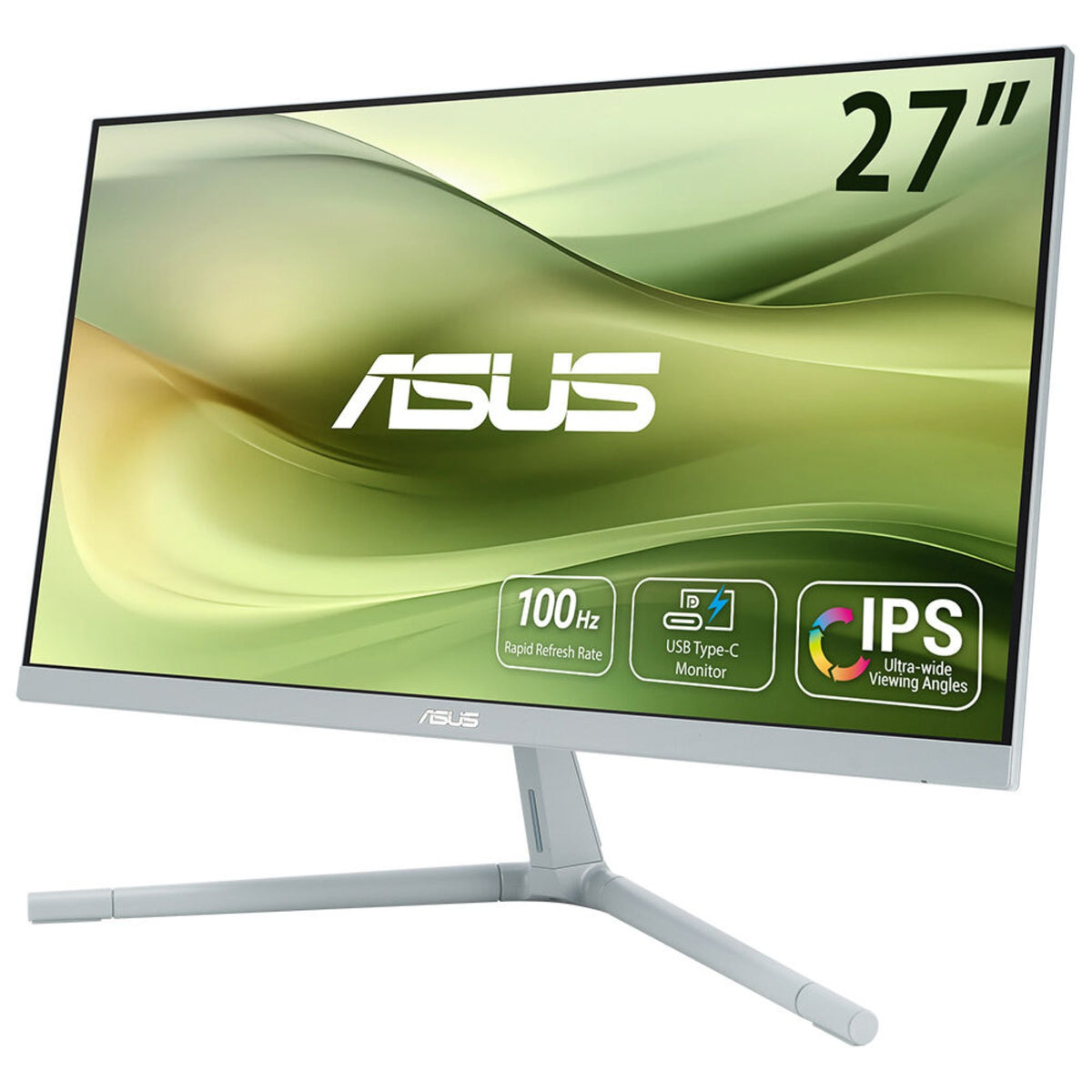 ASUS VU279CFE-G computer monitor 68.6 cm (27") 1920 x 1080 pixels Full HD LCD Green, Grey