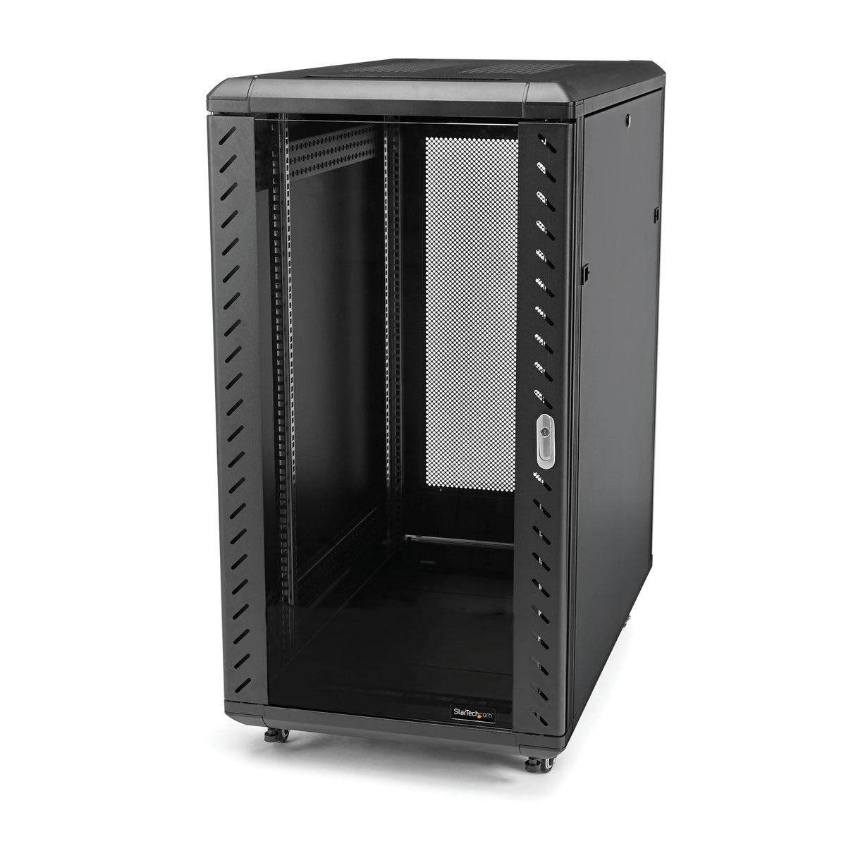 StarTech.com 32U Enterprise-Grade Flat Pack Server Rack Cabinet, 19in Enclosed 4-Post Rack with 29in (75cm) Mounting Depth and 1764lb (800kg) Weight Capacity