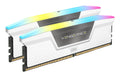 Corsair Vengeance RGB 32GB (2x16GB) DDR5 DRAM 7200MT/s CL34 Memory Kit — White