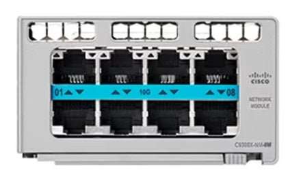 Cisco C9300X-NM-8M network switch module 10 Gigabit Ethernet, Gigabit Ethernet