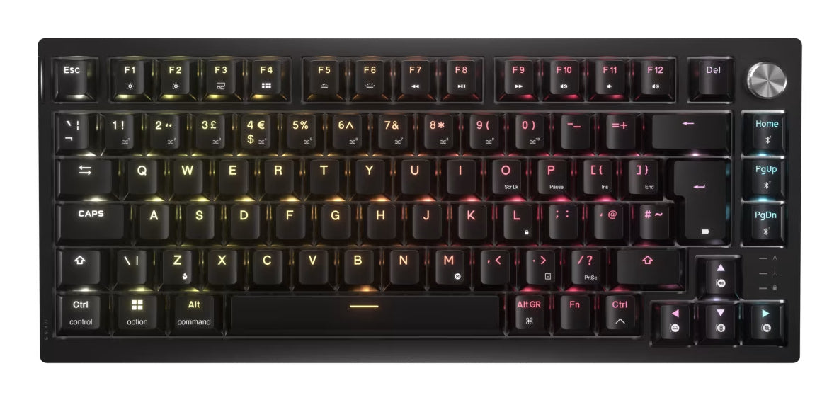Corsair K65 PLUS WIRELESS keyboard Gaming RF Wireless QWERTY UK English Black