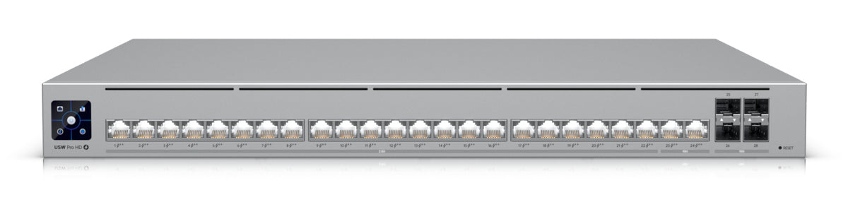 Ubiquiti UniFi Pro HD 24 PoE Managed L2/L3 2.5G Ethernet (100/1000/2500) Power over Ethernet (PoE) 1U Grey