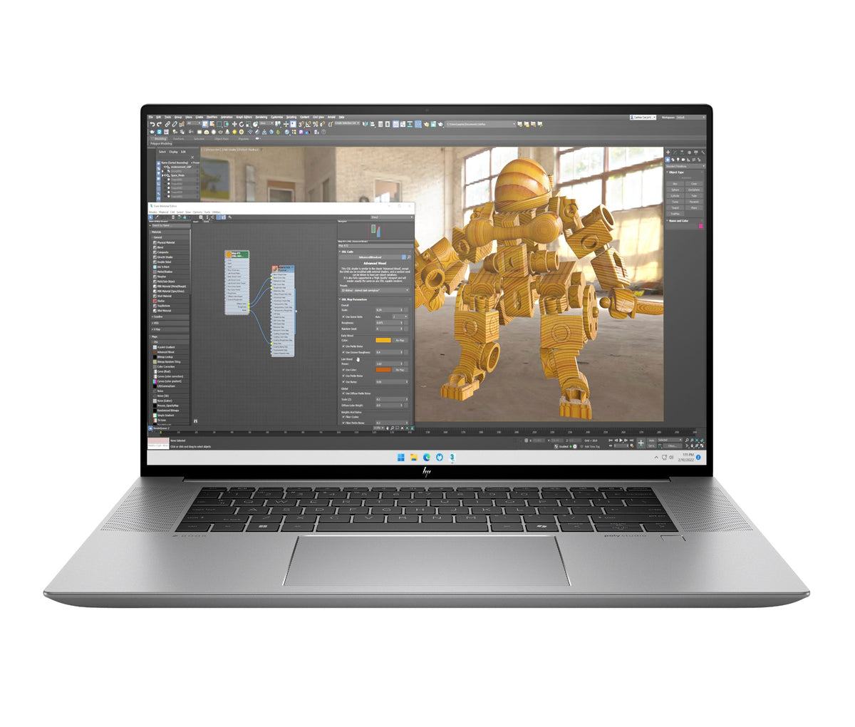 HP ZBook Studio G11 Intel Core Ultra 7 155H Mobile workstation 40.6 cm (16") WQUXGA 32 GB DDR5-SDRAM 1 TB SSD NVIDIA RTX 2000 Ada Wi-Fi 7 (802.11be) Windows 11 Pro AI Workstation, AI PC Grey
