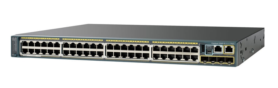 Cisco Catalyst 2960-S Managed L2 Gigabit Ethernet (10/100/1000) Power over Ethernet (PoE) 1U Black