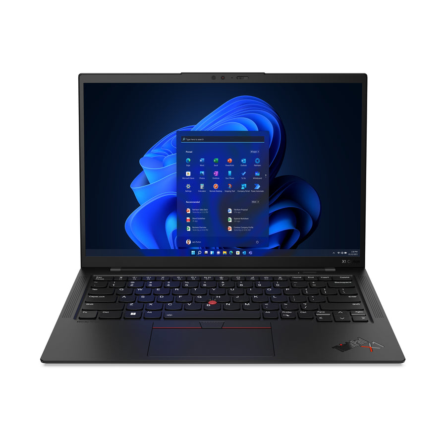 Lenovo ThinkPad X1 Carbon Gen 11 Intel� CoreT i7 i7-1355U Laptop 35.6 cm (14") 2.8K 16 GB LPDDR5-SDRAM 512 GB SSD Wi-Fi 6E (802.11ax) Windows 11 Pro Black UK English