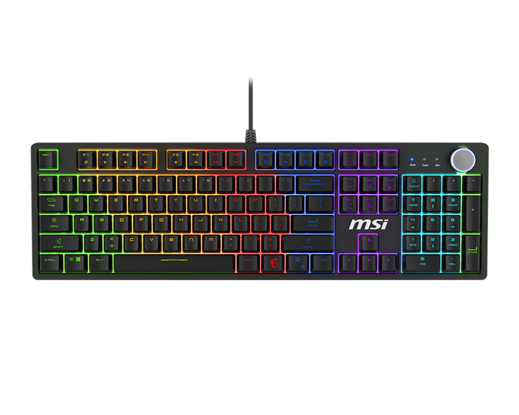 MSI FORGE GK320 RED keyboard Gaming USB Black