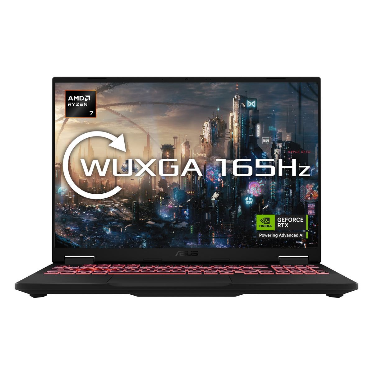 ASUS TUF Gaming A16 FA608UH-RV027W AMD RyzenT 7 260 Laptop 40.6 cm (16") Full HD+ 16 GB DDR5-SDRAM 1 TB SSD NVIDIA GeForce RTX 5050 Wi-Fi 6E (802.11ax) Windows 11 Home Grey