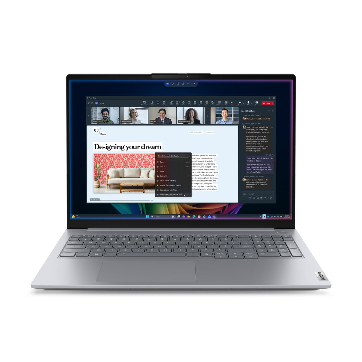 Lenovo ThinkBook 16 G9 IPL Copilot+ PC Intel Core Ultra 5 325 Laptop 40.6 cm (16") WUXGA 32 GB DDR5-SDRAM 1 TB SSD Wi-Fi 7 (802.11be) Windows 11 Pro Grey German