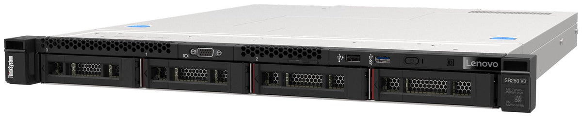 Lenovo ThinkSystem SR250 V3 server 1.92 TB Rack (1U) Intel® Xeon® 6353P 2.7 GHz 32 GB DDR5-SDRAM 800 W