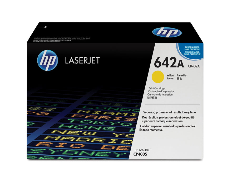 HP CB402A/642A Toner cartridge yellow, 7.5K pages ISO/IEC 19798 for HP CLJ CP 4005