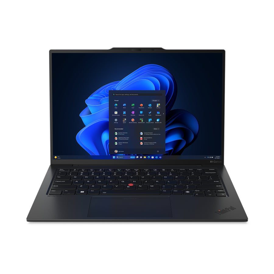 Lenovo ThinkPad X1 Carbon Gen 12 Intel Core Ultra 7 155U Laptop 35.6 cm (14") WUXGA 32 GB LPDDR5x-SDRAM 512 GB SSD Wi-Fi 6E (802.11ax) Windows 11 Pro UK English Black