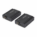 StarTech.com DisplayPort KVM Extender over Fiber Optic, 4K 60Hz, Console Extender Kit, Up to 984ft/300m (Multi-mode) with Pre-installed SFP+ Modules, 3x USB HID - TAA