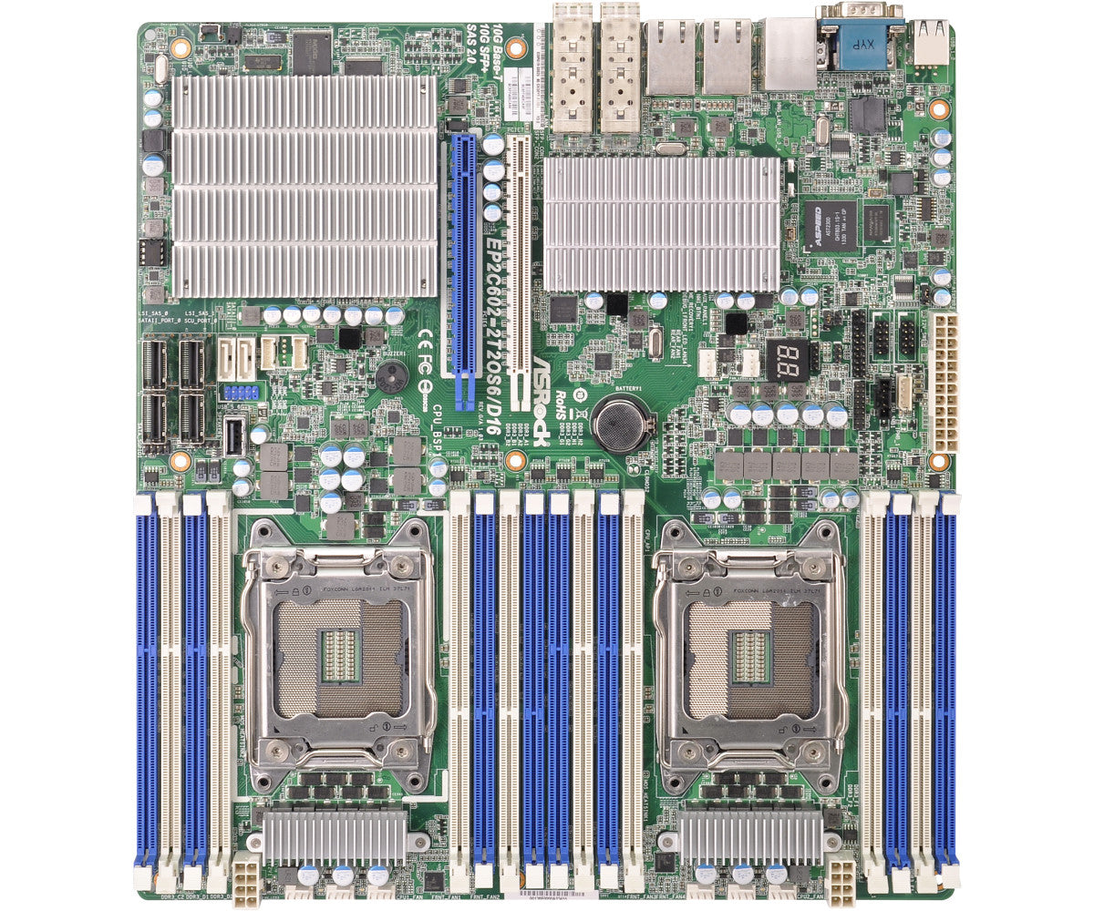 Asrock EP2C602-2T2OS6/D16 motherboard Intel® C602 LGA 2011 (Socket R) SSI EEB