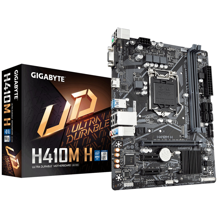 GIGABYTE H410M H motherboard Intel H410 Express LGA 1200 (Socket H5) micro ATX