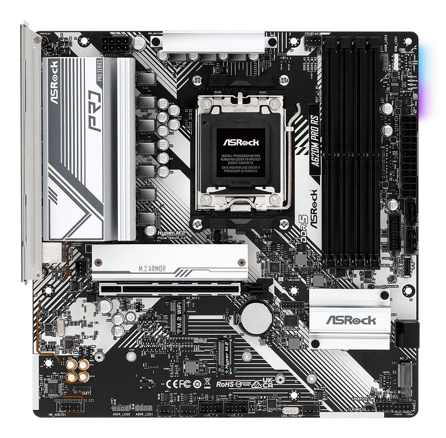 Asrock A620M Pro RS AMD A620 Socket AM5 micro ATX