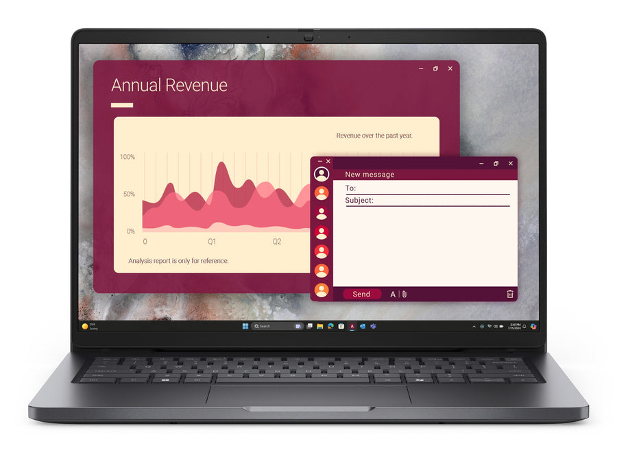 DELL Pro 14 PC14250 Intel Core 5 120U Laptop 35.6 cm (14") Full HD+ 16 GB DDR5-SDRAM 512 GB SSD Wi-Fi 6E (802.11ax) Windows 11 Pro Black QWERTY UK English