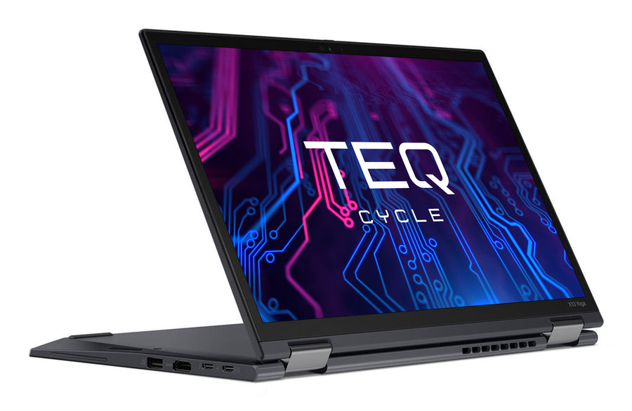 Teqcycle Lenovo ThinkPad X13 Yoga G2 Intel� CoreT i5 i5-1145G7 Hybrid (2-in-1) 33.8 cm (13.3") Touchscreen WUXGA 16 GB LPDDR4x-SDRAM 256 GB SSD Wi-Fi 6 (802.11ax) Windows 11 Pro French Black
